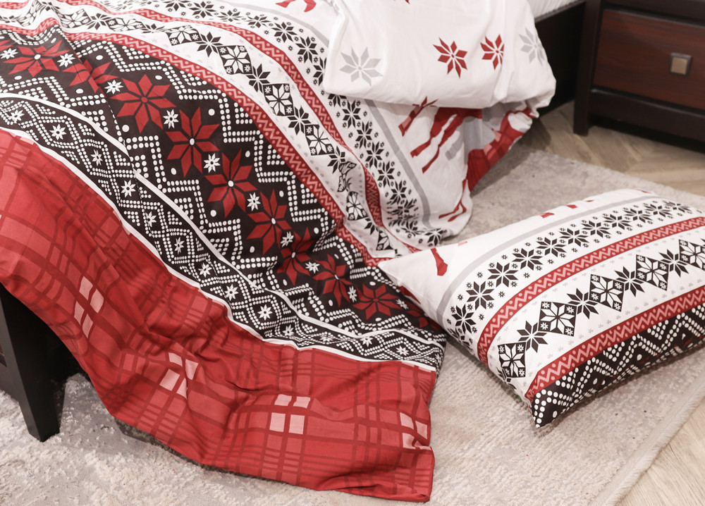 Полуторный набор постельного белья 150*220 из Сатина №484641 Черешенка™