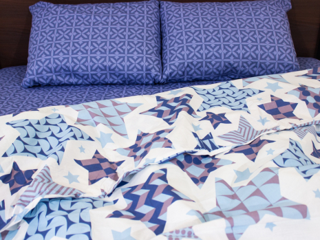 Євро-максі набір постільної білизни 200*220 із Бязі "Gold" №151118AB Черешенка™