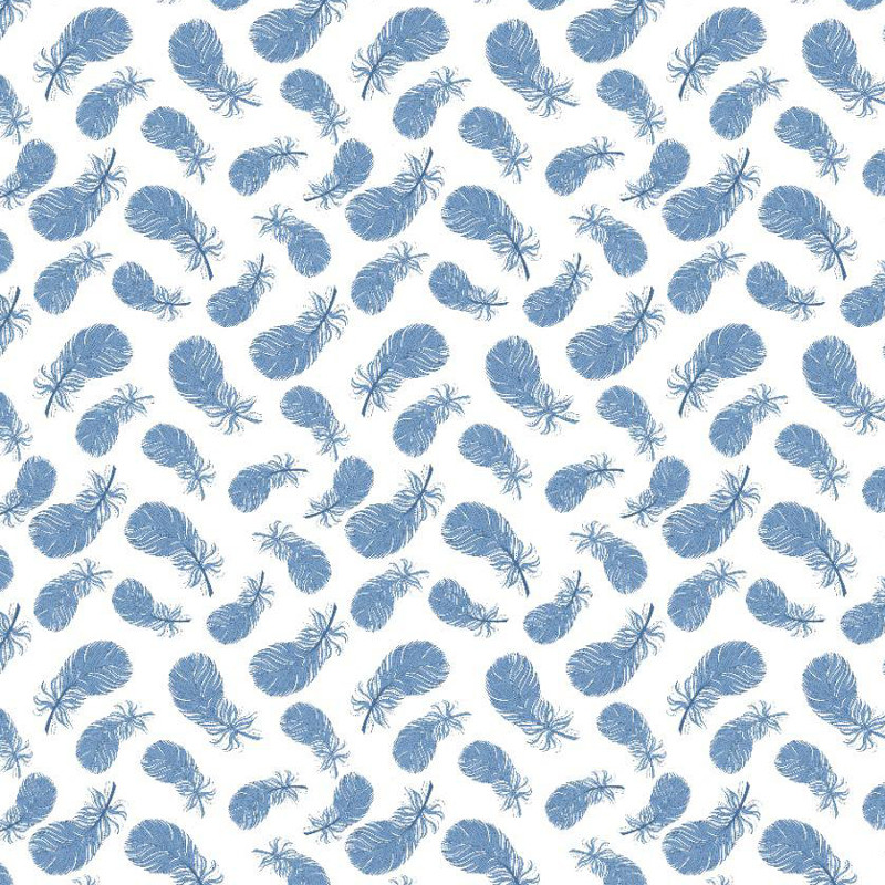 Ткань для постельного белья Фланель (байка) детcкая FLB1057sky