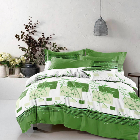 Ткань для постельного белья Бязь "Gold" Lux GL3685green