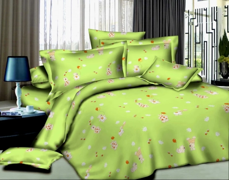 Ткань для постельного белья Ранфорс SP Green (60м)