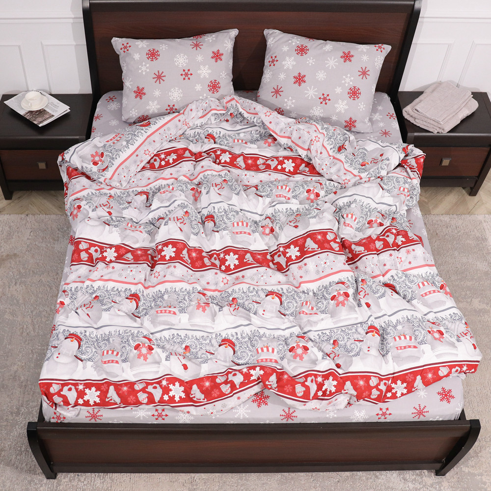 Євро-максі набір постільної білизни 200*220 із Бязі "Gold" №158100АВ Черешенка™