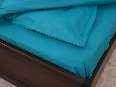 Сімейний набір однотонної постільної білизни із Бязі "Gold" №511066 Черешенка™