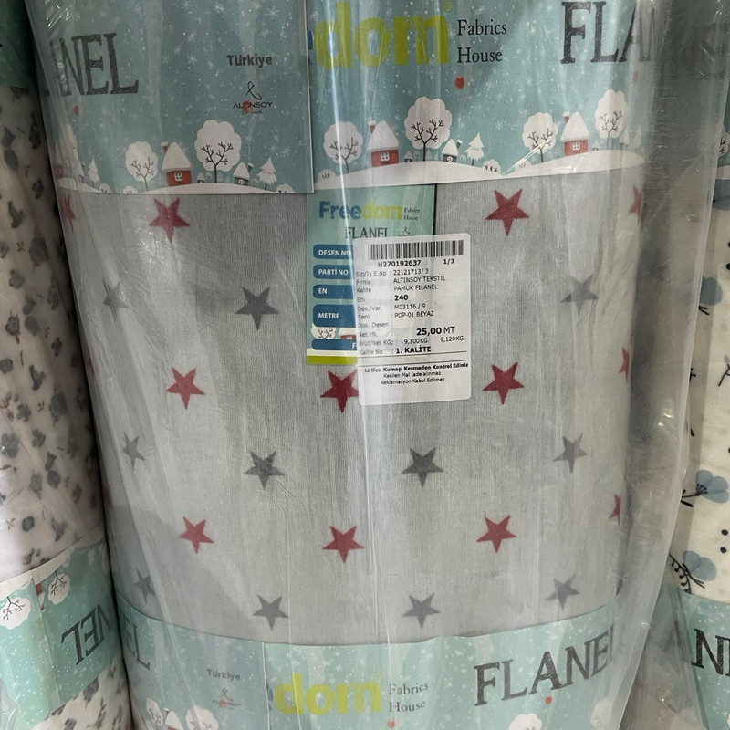 Тканина для постільної білизни Фланель (байка) дитяча FLB1069 (25м)