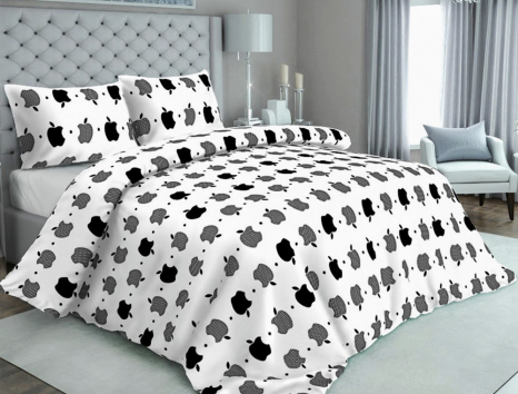 Ткань для постельного белья Бязь "Gold" Lux "Apple" GL1067