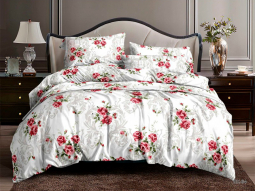 Двоспальний набір постільної білизни 180*220 із полікотону №207564 Черешенька™