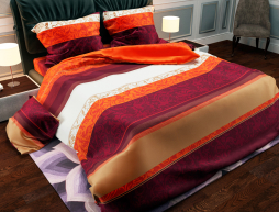 Ткань для постельного белья Бязь "Gold" Lux "Полоска" GL871