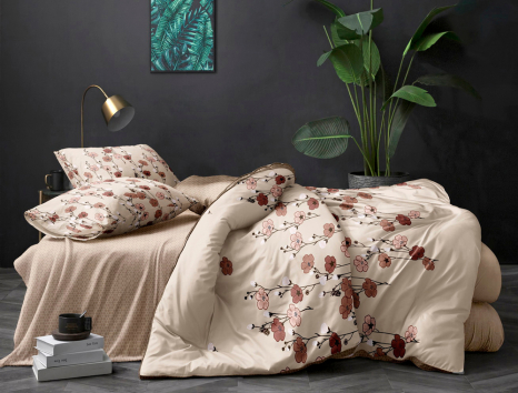 Сімейний набір постільної білизни із Бязі "Gold" №154204 Черешенка™