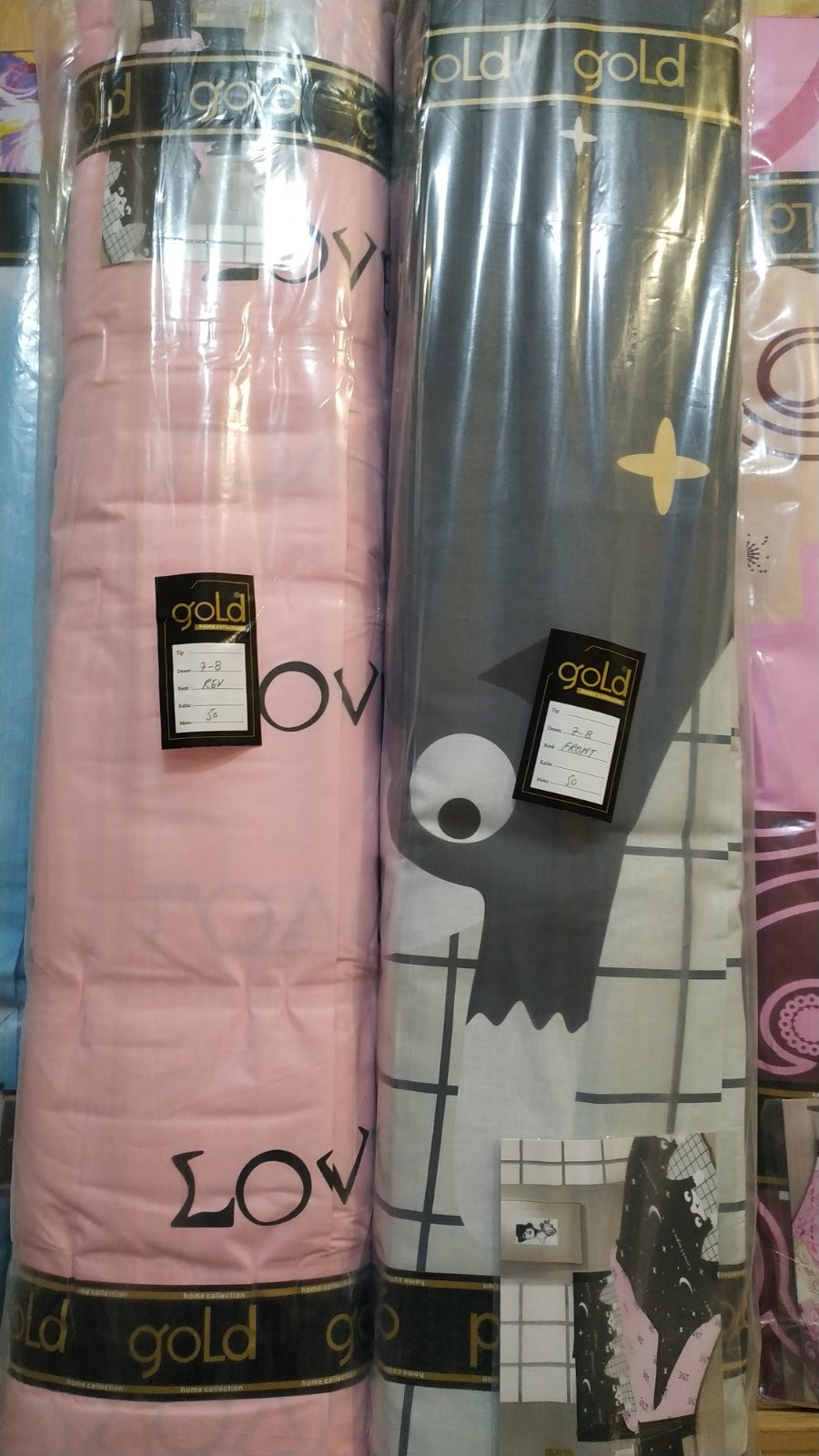 Ткань для постельного белья Бязь "Gold" Lux детская GLB213 (A+B) - (50м+50м)