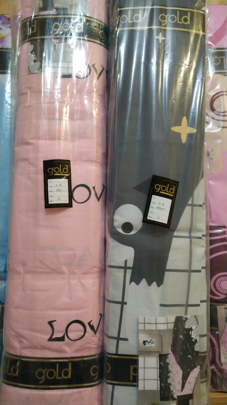 Ткань для постельного белья Бязь "Gold" Lux детская GLB213 (A+B) - (50м+50м)