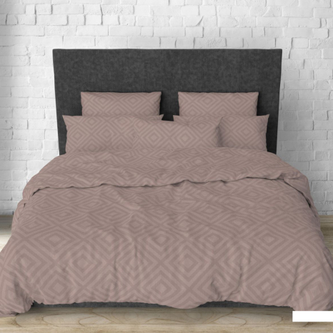 Ткань для постельного белья Бязь "Gold" Lux с ромбами GL141romb (50м)