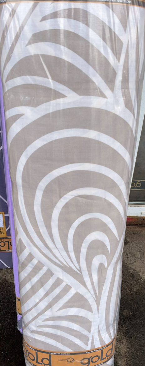 Ткань для постельного белья Бязь "Gold" Lux GL3576beige