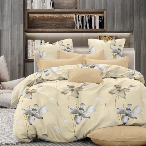 Ткань для постельного белья Бязь "Gold" Lux GL3424cream