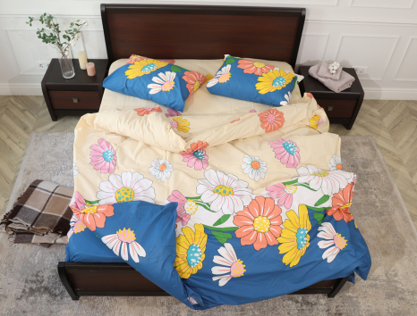 Двуспальный набор постельного белья 180*220 из Бязи "Gold" №154711 Черешенка™