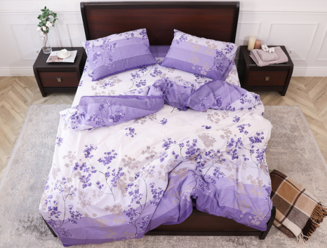 Двоспальний набір постільної білизни 180*220 із Бязі "Gold" №157064 Черешенка™