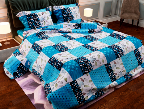 Євро-максі набір постільної білизни 200*220 із Бязі "Gold" №157810 Черешенка™