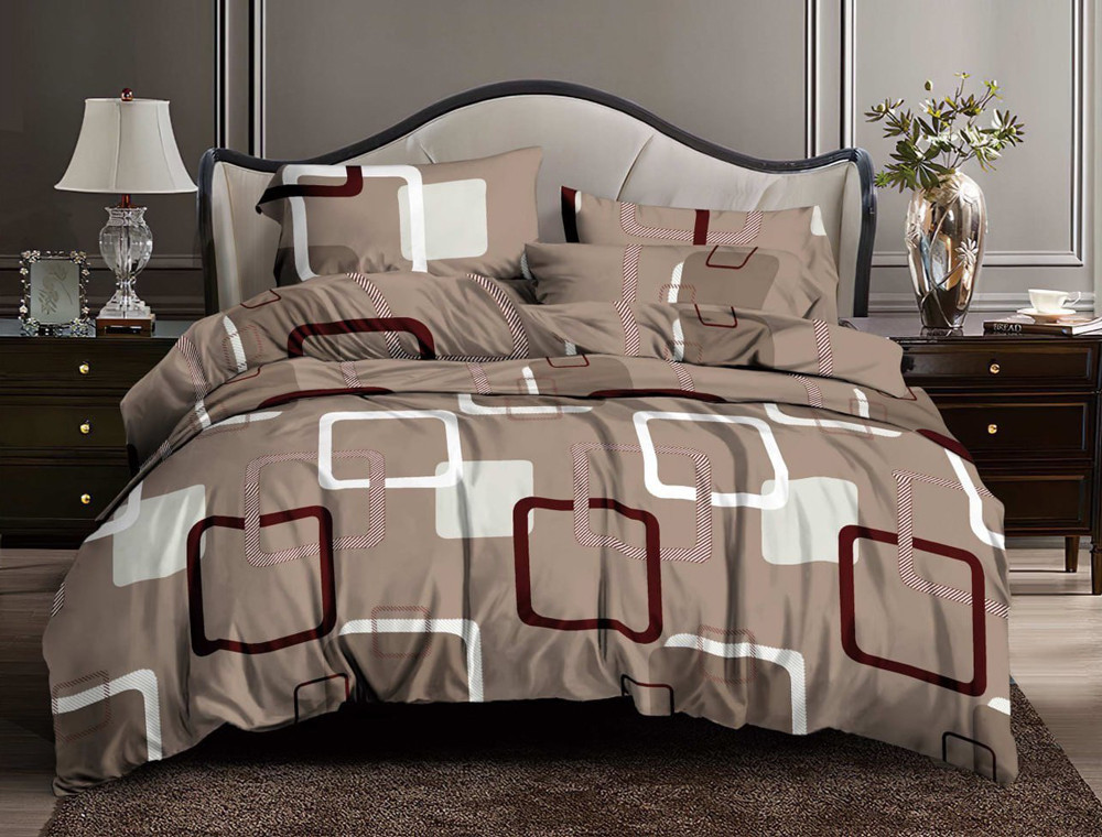 Двоспальний набір постільної білизни 180*220 із полікотону №207567 Черешенька™