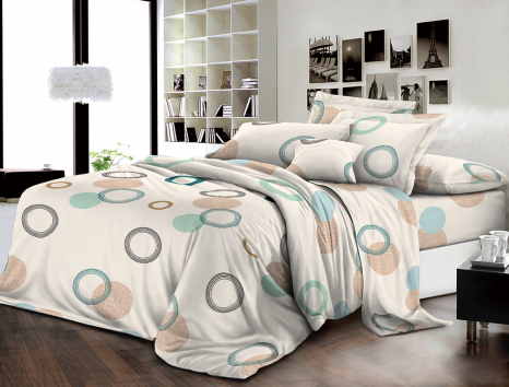 Евро макси набор постельного белья 200*220 из Ранфорса №182129 Черешенка™