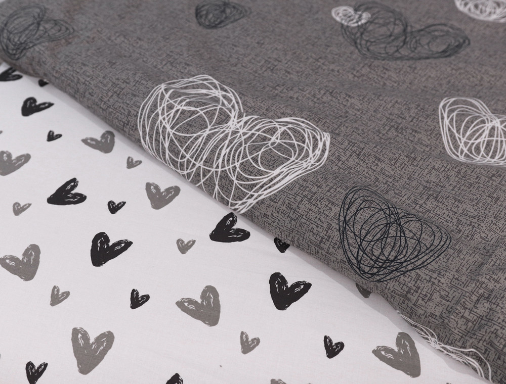 Євро-максі набір постільної білизни 200*220 із Бязі "Gold" №158406AB Черешенька™