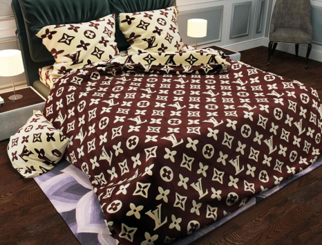 Тканина для постільної білизни Бязь "Gold" Lux "Бренд" GL068 (A+B) - (50м+50м)