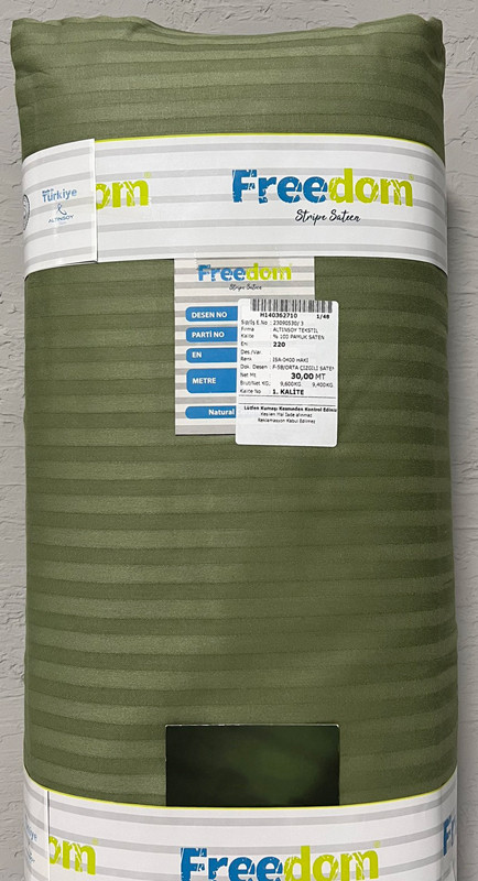 Ткань для постельного белья Страйп-сатин ST-F-58 (30м)