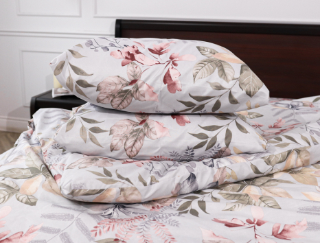 Полуторний набір постільної білизни 150*220 із полікотону №205635 Черешенька™