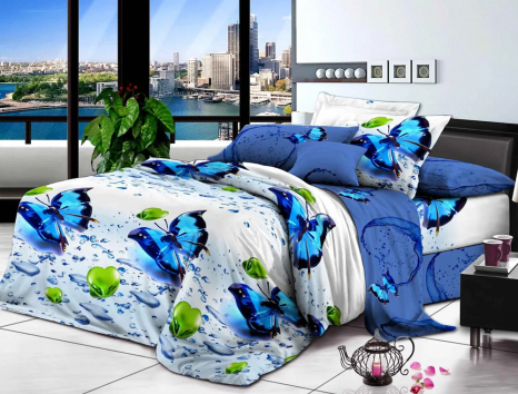 Ткань для постельного белья Сатин S27-1 (A+B) - (60м+60м)