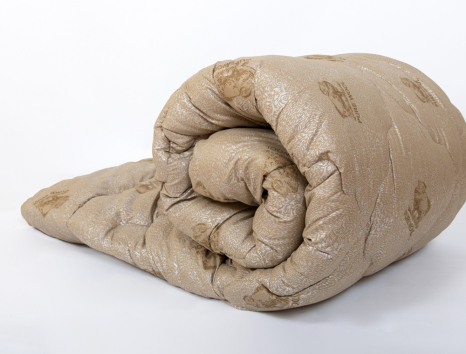 Двоспальна ковдра мікрофібра/штучна вовна №43001