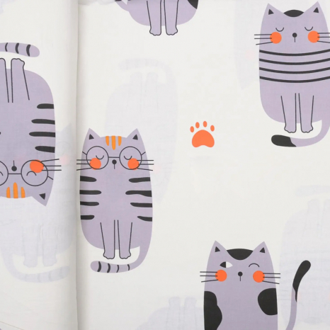 Ткань для постельного белья Бязь "Gold" Lux GLB5032 (A+B) - (50м+50м)