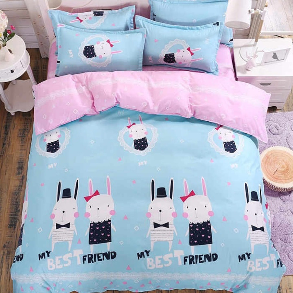 Тканина для постільної білизни Бязь "Gold" Lux дитяча GLB158 (A+B) - (50м+50м)