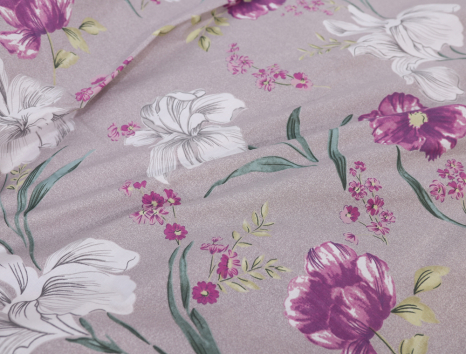 Семейный набор хлопкового постельного белья из Бязи "Gold" №155033 Черешенка™