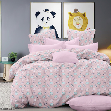 Тканина для постільної білизни Бязь "Gold" Lux GL17790pink