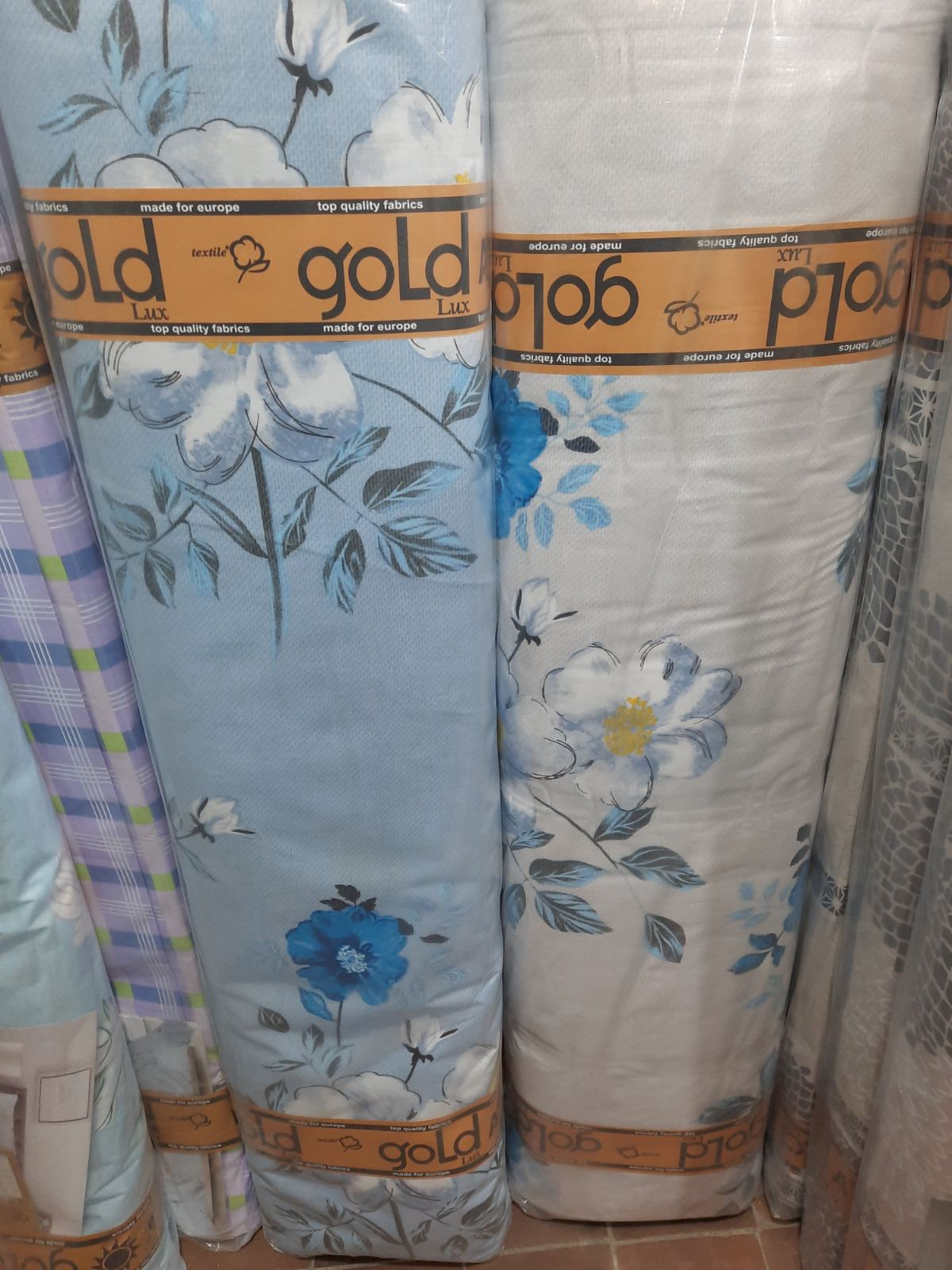 Ткань для постельного белья Бязь "Gold" Lux GL1879 (A+B) - (50м+50м)