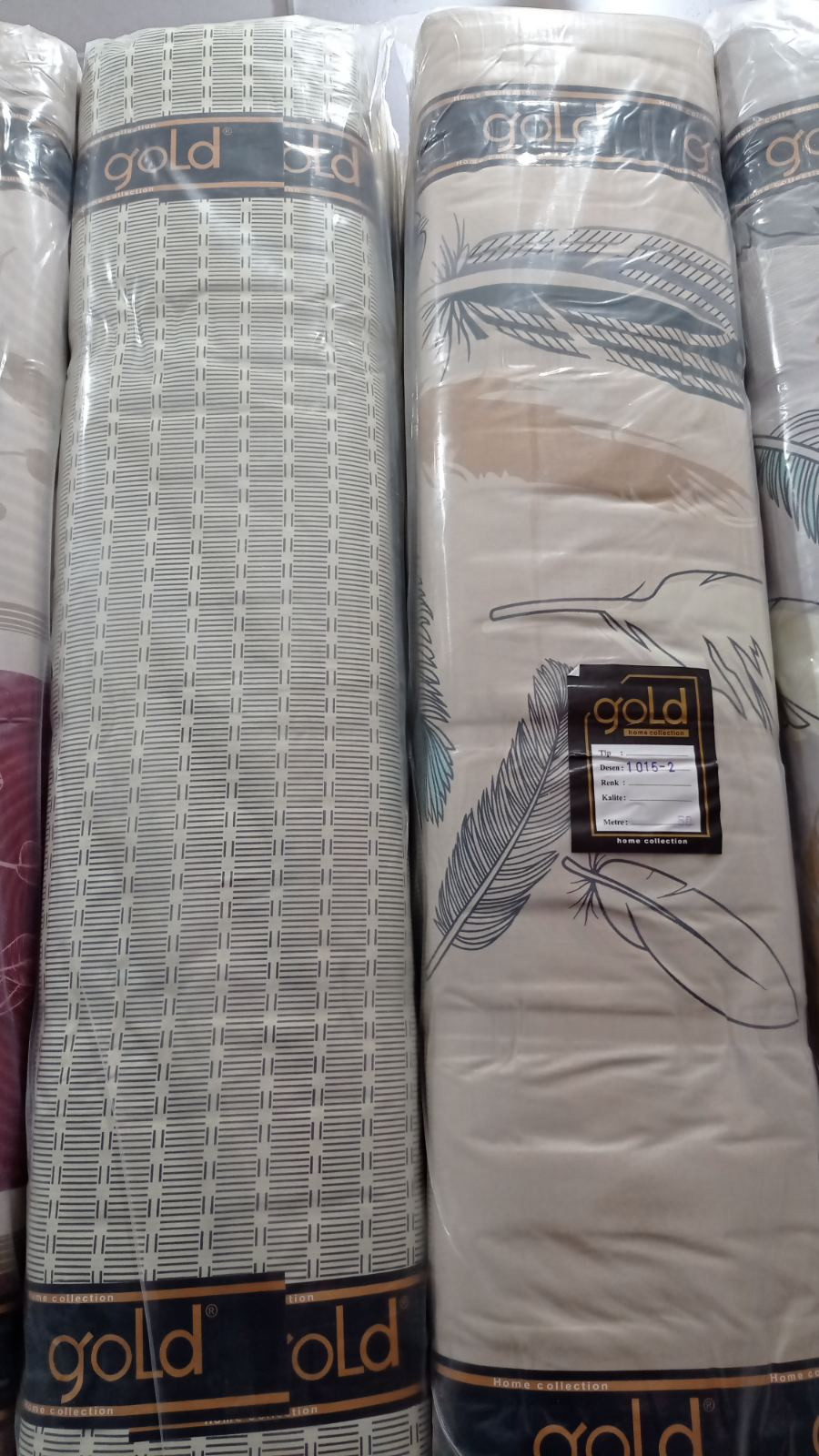 Ткань для постельного белья Бязь "Gold" Lux GL1760-beige (A+B) - (50м+50м)