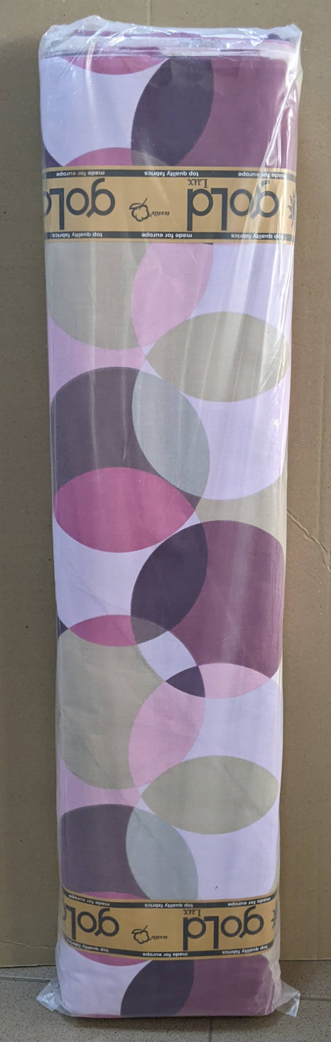 Ткань для постельного белья Бязь "Gold" Lux GL3490pink