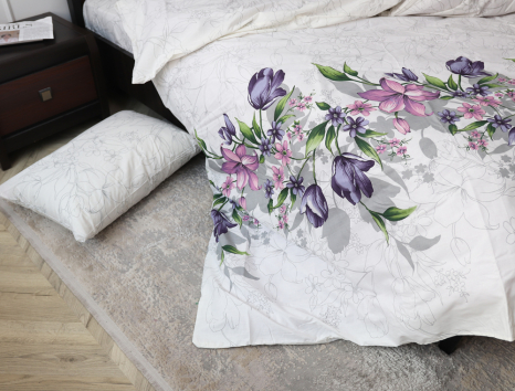 Євро-максі набір постільної білизни 200*220 із Бязі "Gold" №152088 Черешенка™