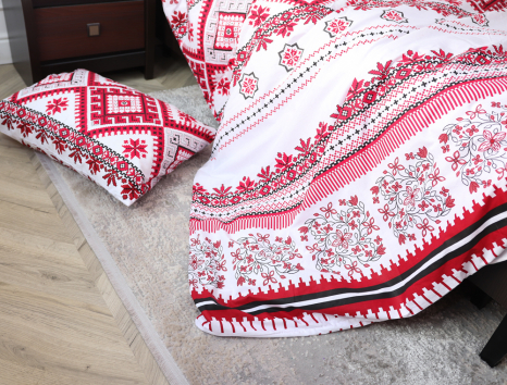 Семейный набор хлопкового постельного белья из Бязи "Gold" №152320 Черешенка™