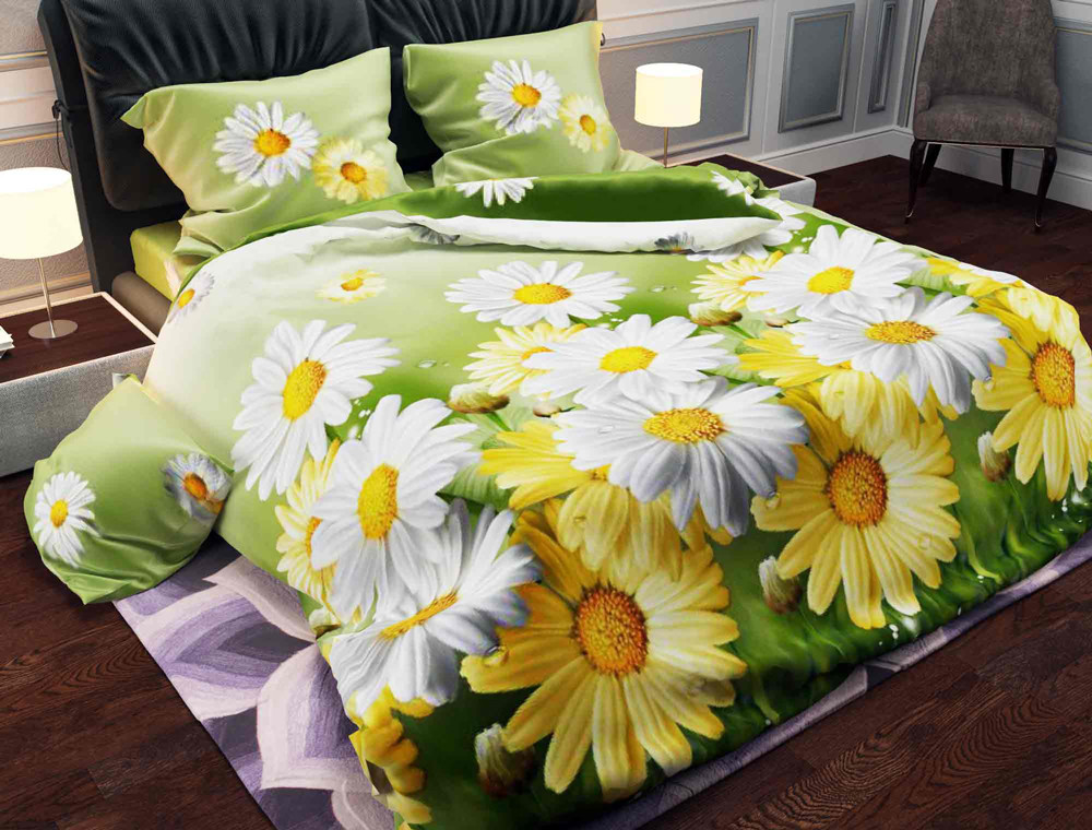 Тканина для постільної білизни Бязь "Gold" Lux GL073 (A+B) - (50м+50м)