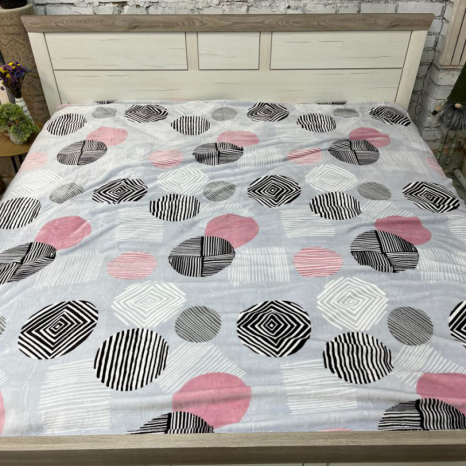 Полуторний флісовий плед №33997