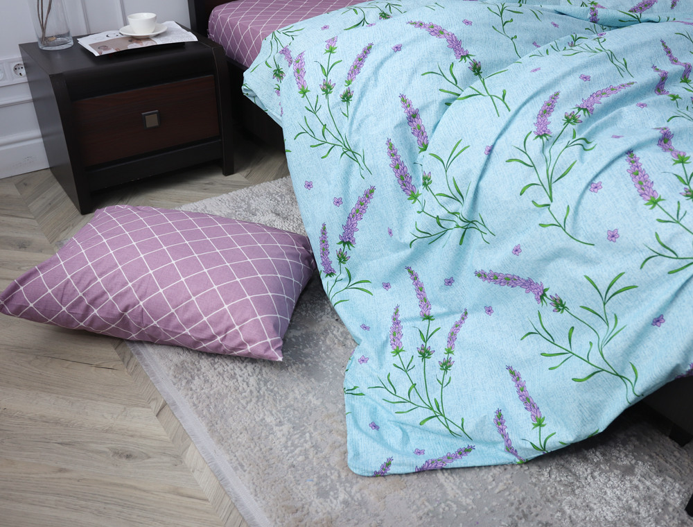 Двоспальний набір постільної білизни 180*220 із Бязі "Gold" №157911AB Черешенка™