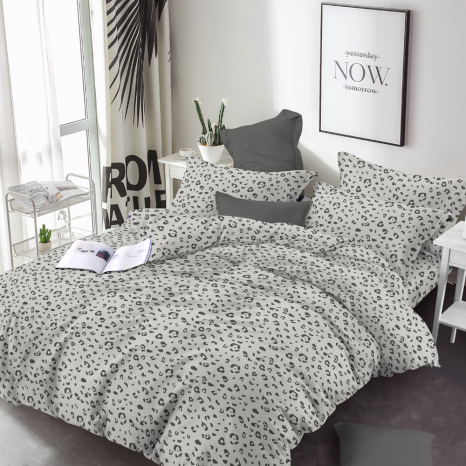 Ткань для постельного белья Бязь "Gold" Lux GL3579grey