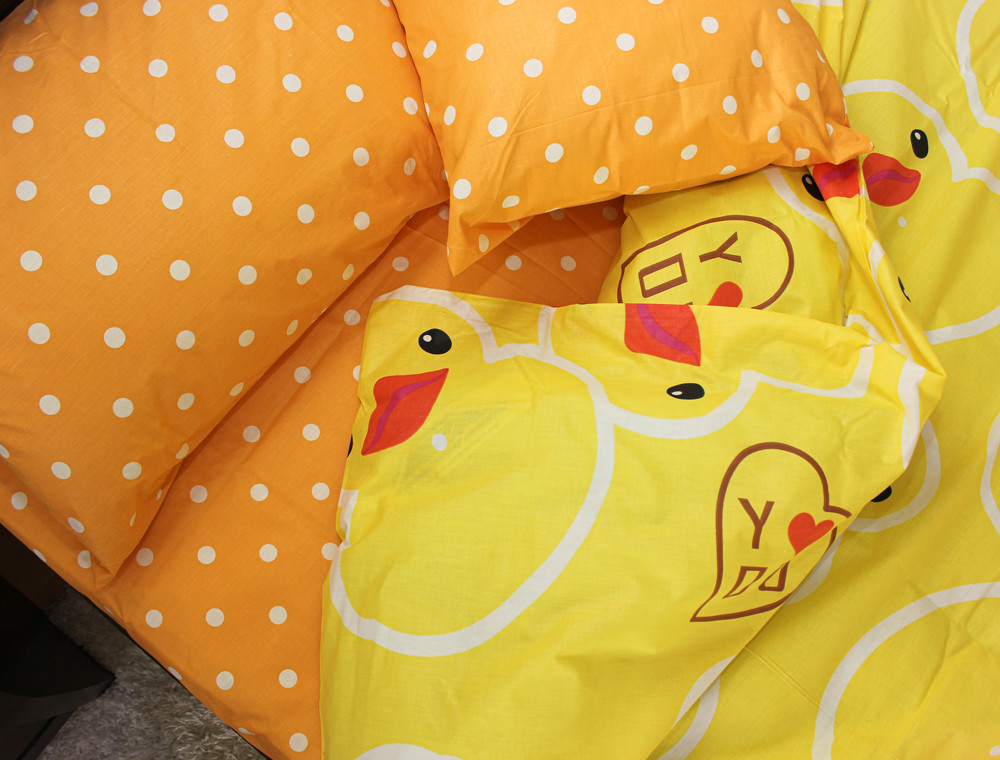 Полуторний набір постільної білизни 150*220 із Бязі "Gold" №16167AB Черешенка™