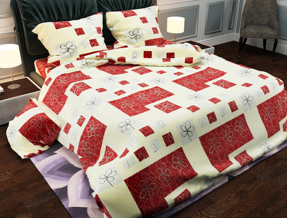 Тканина для постільної білизни Бязь "Gold" Lux GL1017