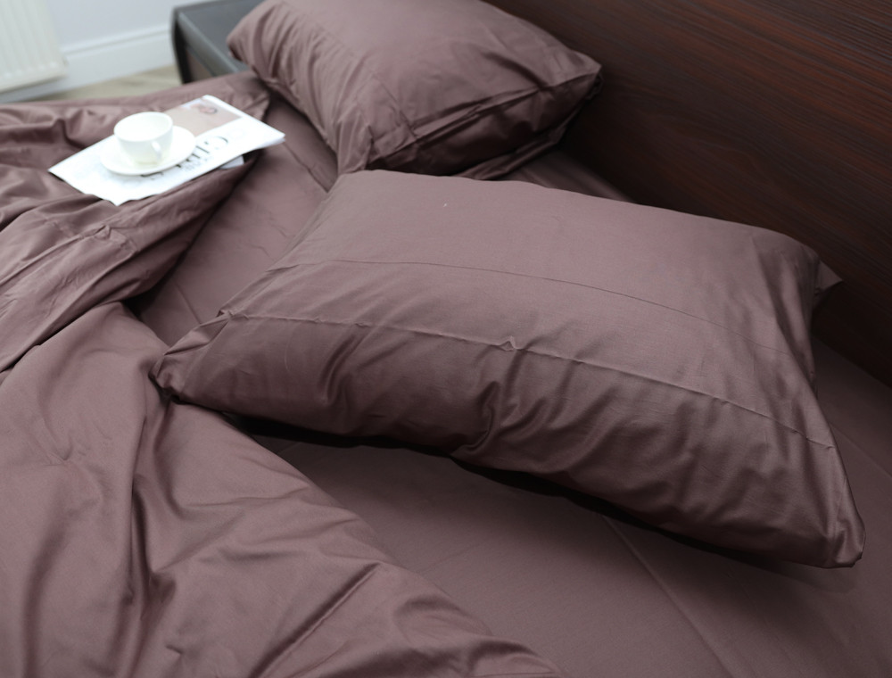 Евро макси набор постельного белья 200*220 из Сатина №18-1312-T Черешенка™