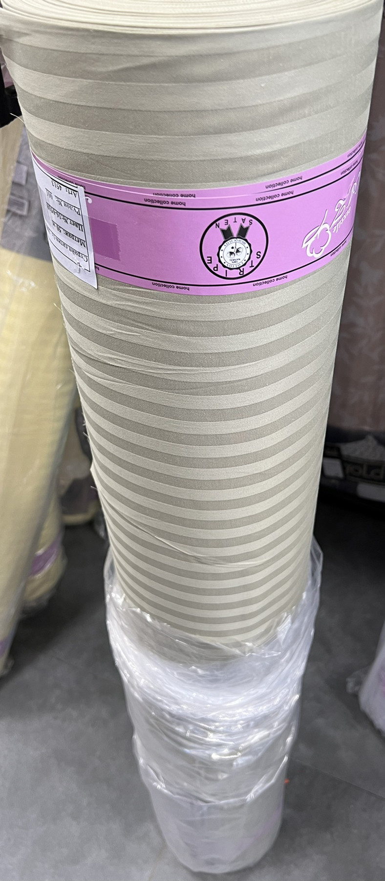 Ткань для постельного белья Страйп-сатин ST16-0518 (50м)