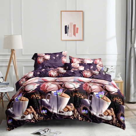 Ткань для постельного белья Сатин S-2099 (50м)