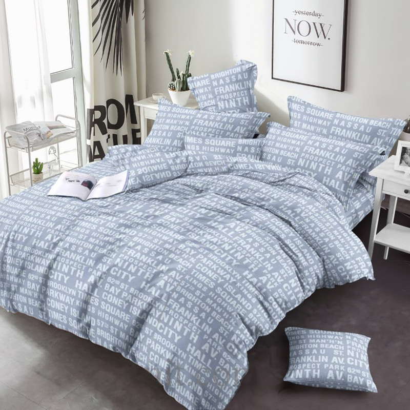 Тканина для постільної білизни Бязь "Gold" Lux GL3378blue