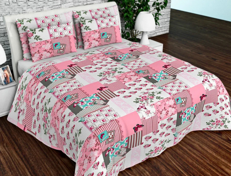 Тканина для постільної білизни Бязь "Gold" Lux GL0102