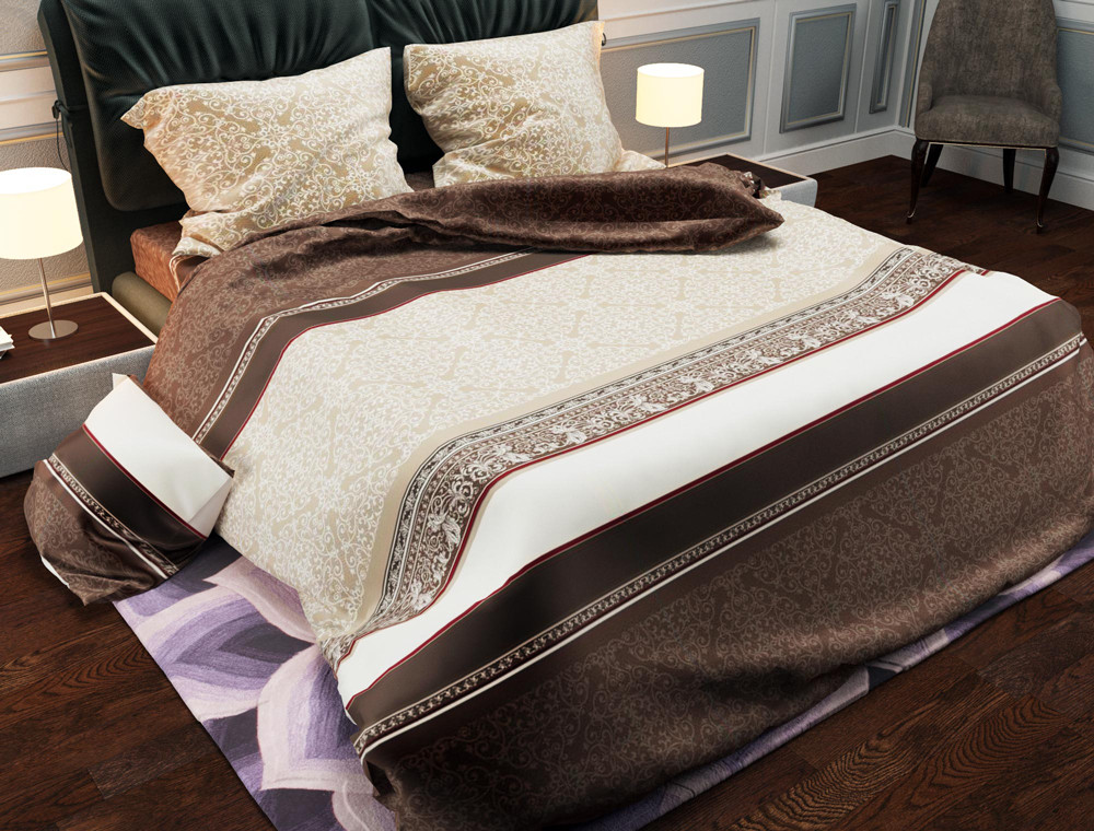 Тканина для постільної білизни Бязь "Gold" Lux GL1004