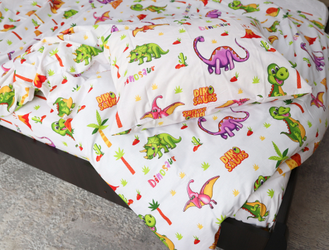 Полуторный набор постельного белья 150*220 из Бязи "Gold" №61811 Черешенка™